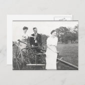 Het stromen in een Dress Briefkaart (Voorkant / Achterkant)