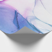 Het stromen waterverven abstract ontwerp cadeaupapier (Hoek)