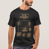Het Stroomschema van de Student van de techniek ho T-shirt (Voorkant)