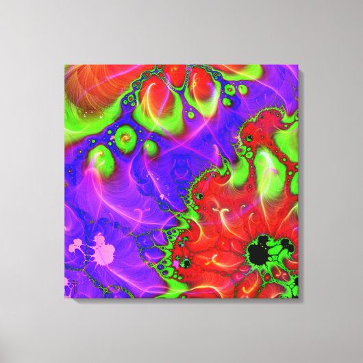 Het stroomt door Gewatteerd Canvas Afdruk (Voorkant)