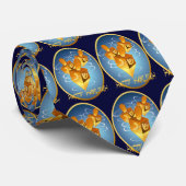 Het Stropdas Fort Happy Hanukkah Dreidels (Opgerold)