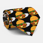 Het Stropdas Hamburger Lover (Opgerold)