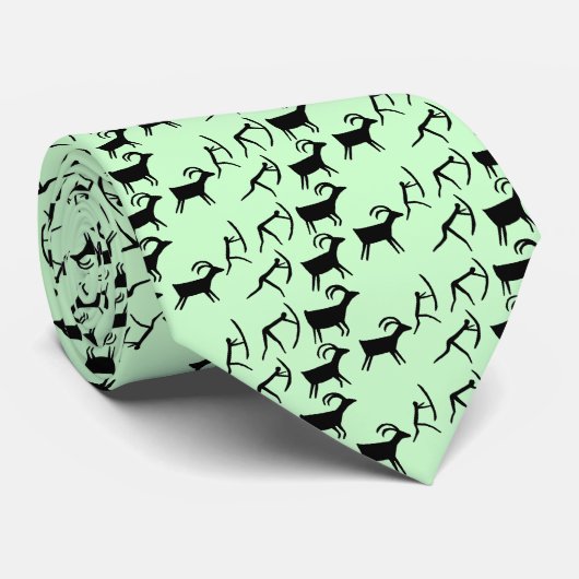 Het stropdas Hunt-BW (Opgerold)