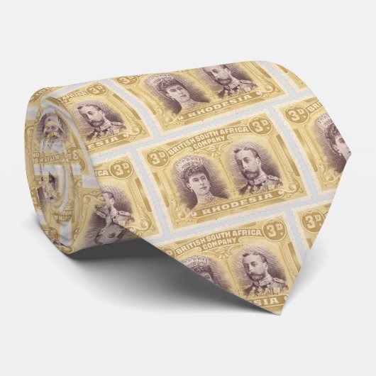 Het Stropdas met drie Penny Double Head (Opgerold)