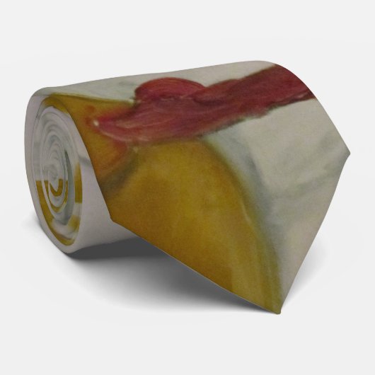 Het Stropdas Ruby Red Lips (Opgerold)