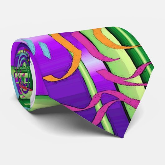 Het Stropdas van Confetti (Opgerold)