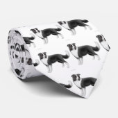 Het Stropdas van de Grens Collie (Opgerold)