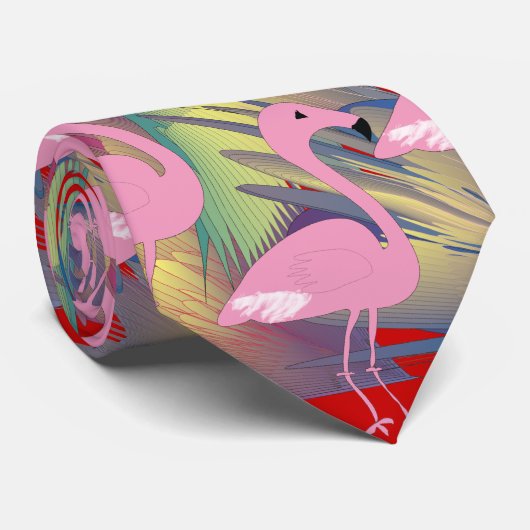 Het Stropdas van de Mannen van Flamingo, Kunstenaa (Opgerold)