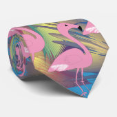 Het Stropdas van de Mannen van Flamingo, Kunstenaa (Opgerold)