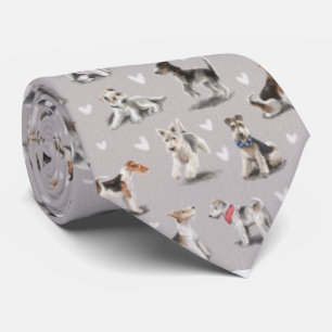 Het Stropdas van de Wire Haire Fox Terrier