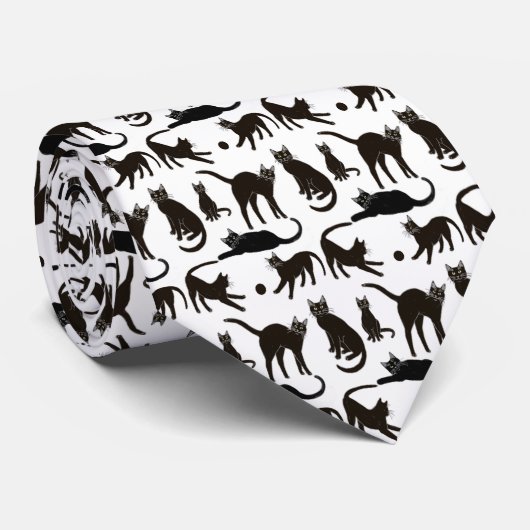 Het Stropdas van de Zwarte Kat (Opgerold)