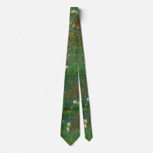 Het Stropdas van Gustav Klimts Flower Garden Art
