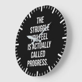 Het struikelblok dat u ziet is vooruitgang - Motiv Grote Klok (Hoek)