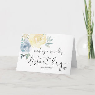 Het sturen van Hugs Miss You'Social Distant Quaran Kaart