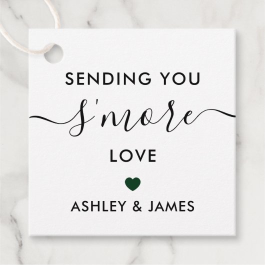 Het sturen van je 'meer liefde Label', het wedden  Bedankjes Labels (Voorkant)