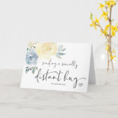 Het sturen van knuffels mist je sociaal verre quar kaart (Gele Bloem)