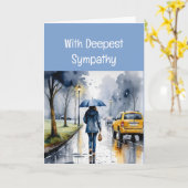 Het sturen van liefde en gebed Sympathie Tijd van  Kaart (Gele Bloem)