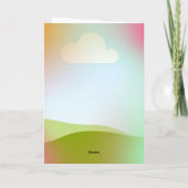 Het sturen van u Healing Knuffels en warme Wensen, (Achterkant)