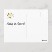 Het sturen van u zonneschijn - Schattig Get Well B Briefkaart (Achterkant)