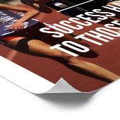 Het succes gebeurt bij degenen die weigeren op te poster (Hoek)