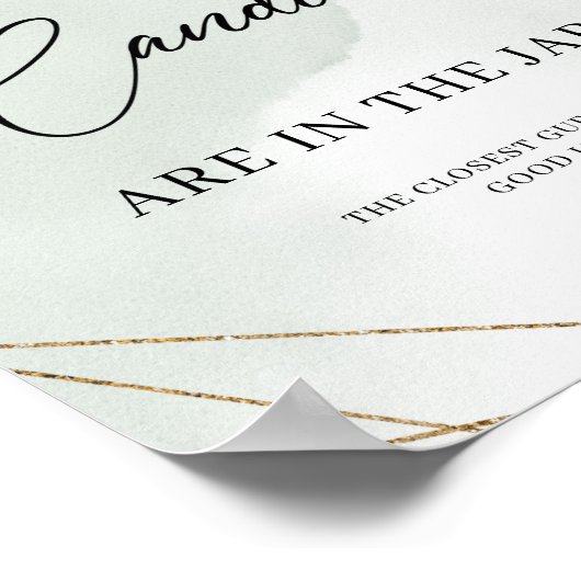 Het succes hoeveel Snoepjes in de pot zijn Poster (Hoek)