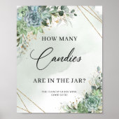 Het succes hoeveel Snoepjes in de pot zijn Poster (Voorkant)