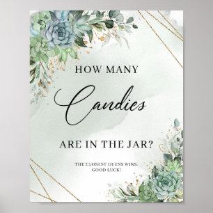 Het succes hoeveel Snoepjes in de pot zijn Poster