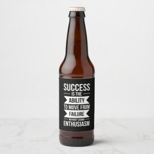 Het succes van de cadeautjes van de geboorte is de bier etiket