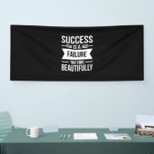 Het succes van de geboorte Gift is een mislukking Spandoek (Beurs)