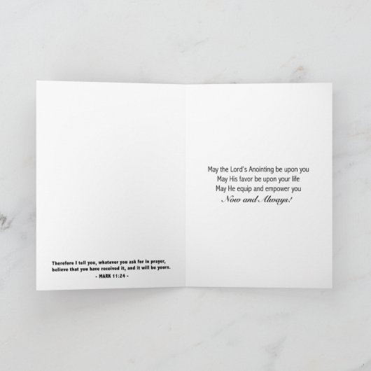 Het Succes van de zonsondergang Kaart (Binnen)