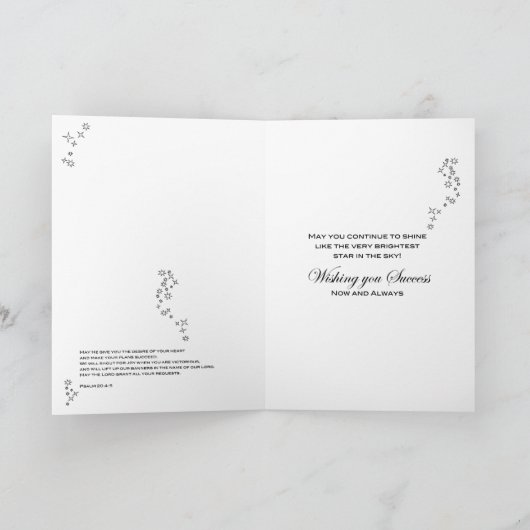 Het Succes van het Meisje van de ster Kaart (Binnen)