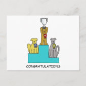 Het Succes van het Show van Dog feliciteert Briefkaart (Voorkant)