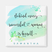 Het succesvolle Manuscript van de Waterverf van de Magneet (Voorkant)