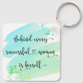 Het succesvolle Manuscript van de Waterverf van de Sleutelhanger (Achterkant)