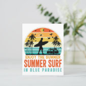 HET SUMMER-SURF IN BLAUWE PARADISE (Staand voorkant)