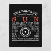 Het Sun Gedetailleerde astronomische symbool Briefkaart (Voorkant)