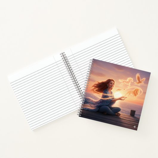 Het Sunset Story Weaver Notitieboek (Binnen)