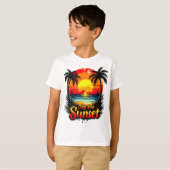 Het Sunset Volleybal t-shirt - Perfect voor fans (Voorkant volledig)