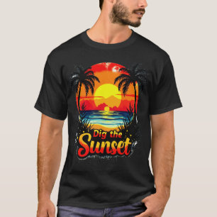 Het Sunset Volleybal t-shirt - Perfect voor fans