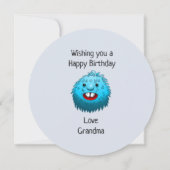 Het super schattige kleine wezen kaart (Achterkant)