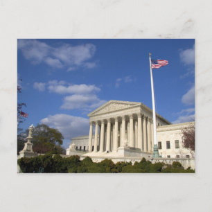 Het Supreme Court-gebouw van de Verenigde Staten i Briefkaart