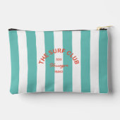 Het Surf Club Crest Turquoise Cabana Stripe Etui (Achterkant)