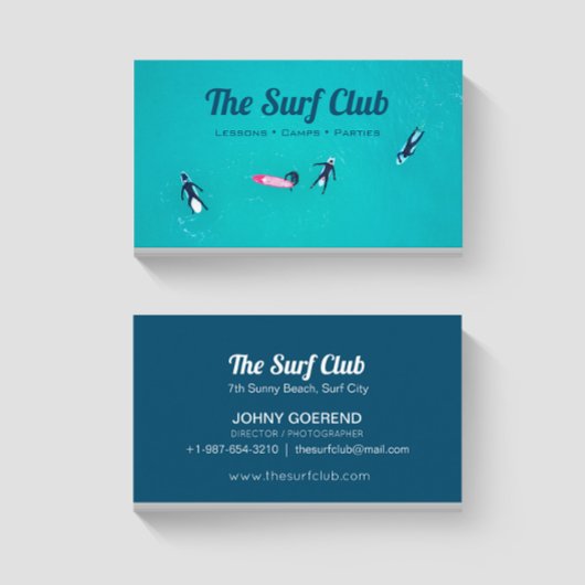 Het Surf Club Visitekaartje