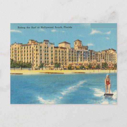Het Surf in Hollywood Beach, Florida Briefkaart (Voorkant)