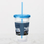 Het surf van de Stille Oceaan Acryl Drinkbeker (Rechts)