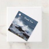 Het surf van de Stille Oceaan Bedankjes Labels (In situ)