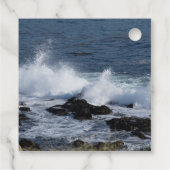 Het surf van de Stille Oceaan Bedankjes Labels (Achterkant)