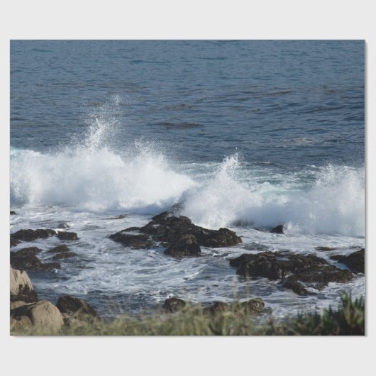 Het surf van de Stille Oceaan Cadeaupapier (Vlak)