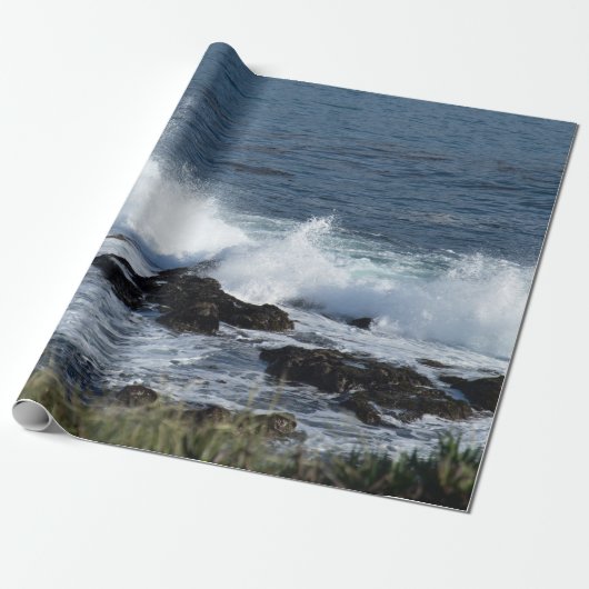 Het surf van de Stille Oceaan Cadeaupapier (Uitgerold)