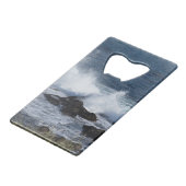 Het surf van de Stille Oceaan Creditkaart Flessenopener (Achterkant Gekanteld)